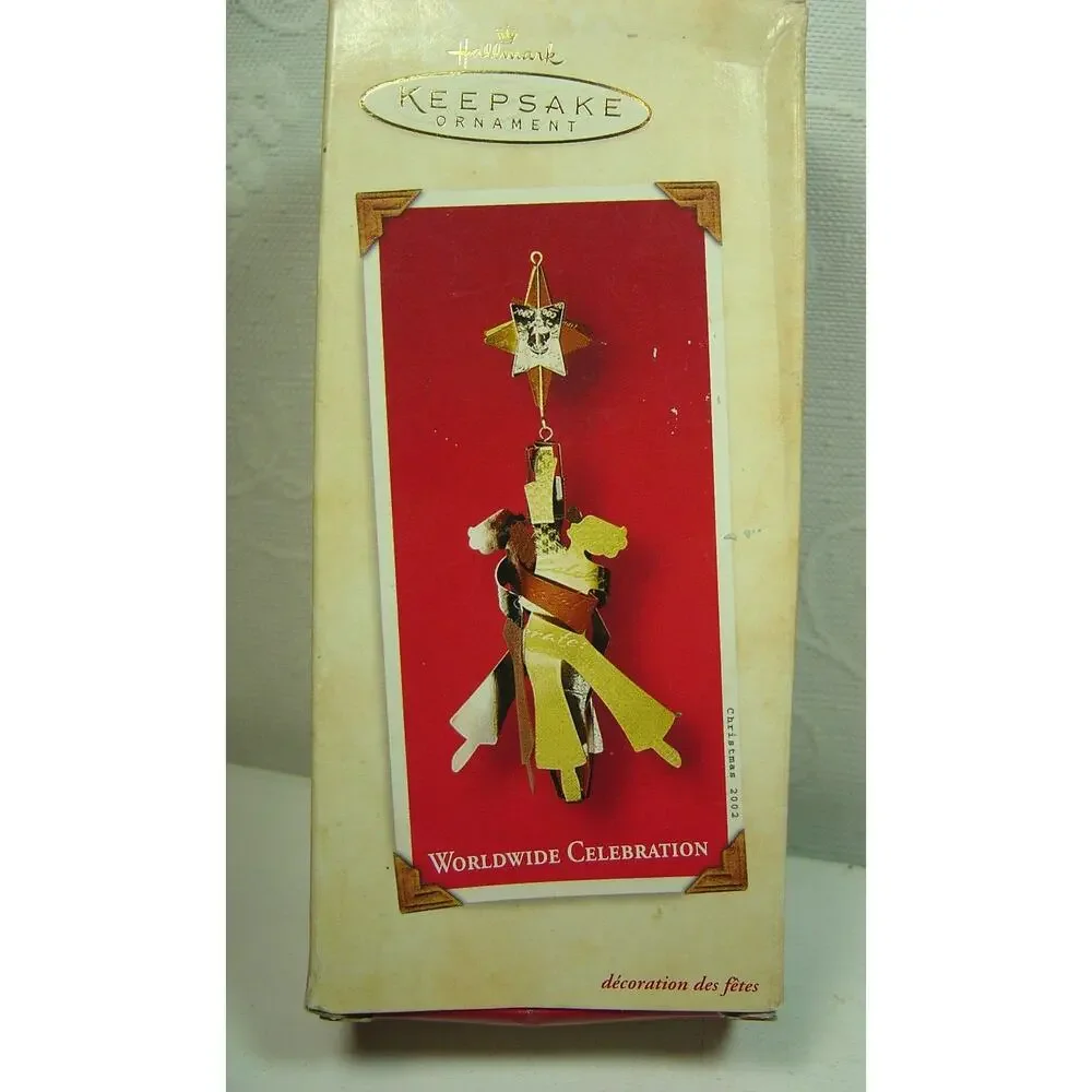 HALLMARK ORNAMENT-WORLDWIDE CELEBRATION-2002